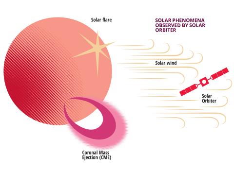 Solar phenomena observed by Solar Orbiter
