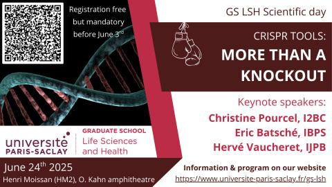 Journée scientifique GS LSH - CRISPR tools: more than a knockout