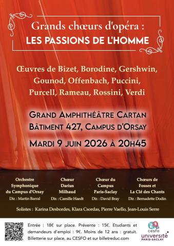 Grands chœurs d'opéra: les passions de l'homme