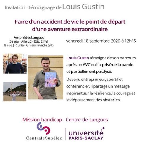 Faire d'un accident de vie le point de départ d'une aventure extraordinaire