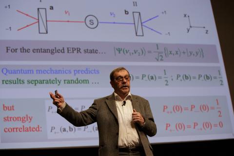 Conférence scientifique du Prof. Alain Aspect
